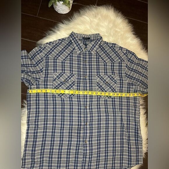 Pendleton Frontier plaid pearl snap button down sz XL - Picture 4 of 5